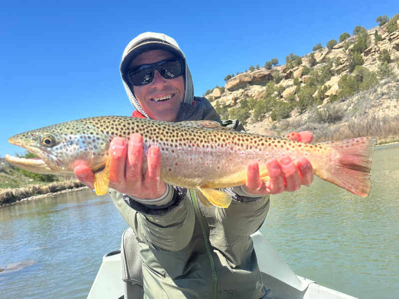 Rainbow Trout caught by guest.